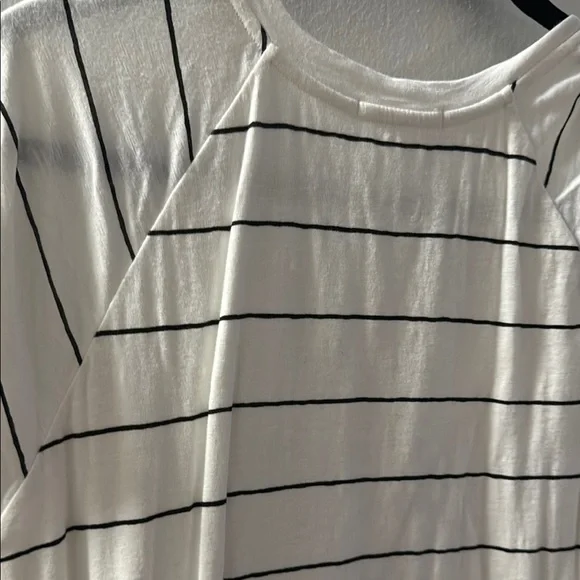 Sundry White and Black Striped Top - Picture 8 of 8